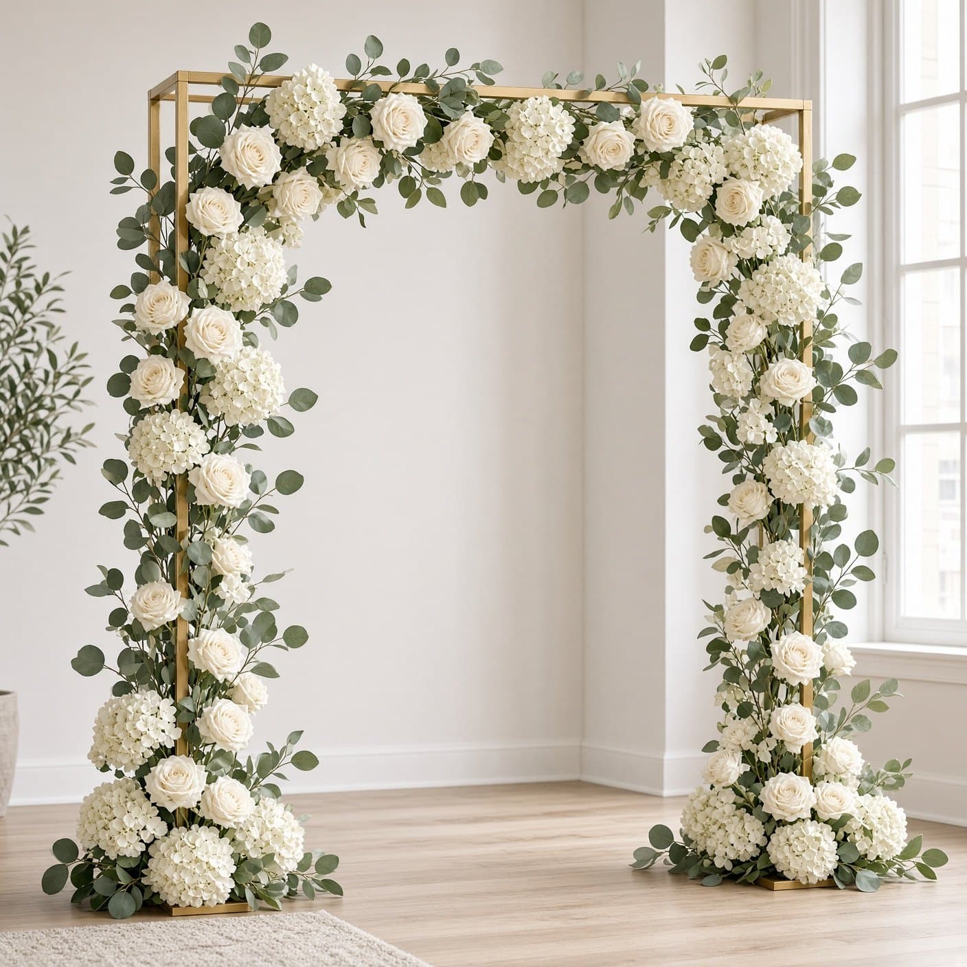 Ivory Bloom Arch