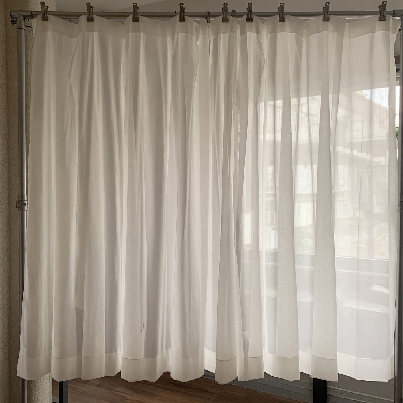 Sheer Drapery Wall