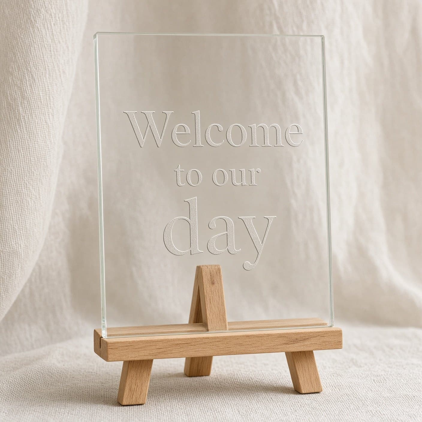 Acrylic Welcome Sign